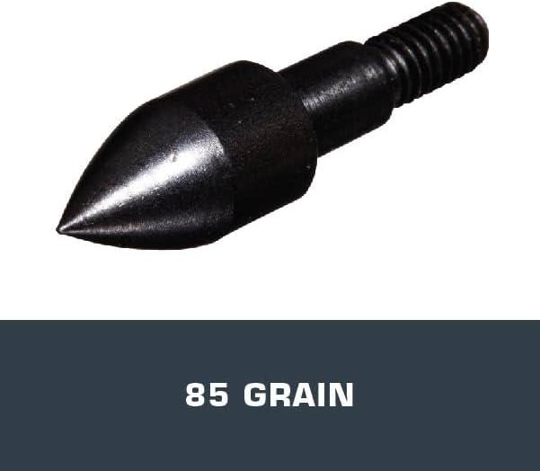 image:imageAllen Company Archery Bullet Points Soft Arrow Tips for Target Practice ScrewOn Design Reduces Wear and Tear on Targets Multiple SizesGrain 12Pack Black932 Inch 85 Gra