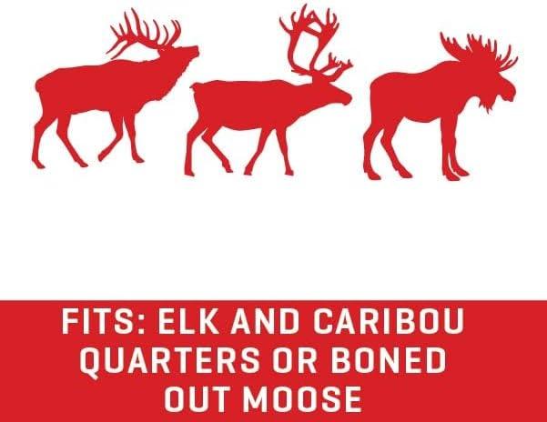 image:imageAllen Company Backcountry Quarter Bag Reusable HeavyDuty Drawstring Hunting Meat Bags Durable Big Game Bags for Elk Caribou Deer 4Pack 40L x 25W White1 Count Pack of 4