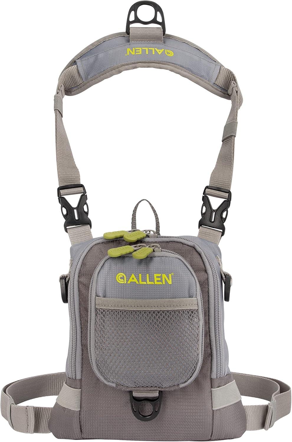 image:imageAllen Company Bear Creek Micro Fly Fishing Chest PackGrayLime