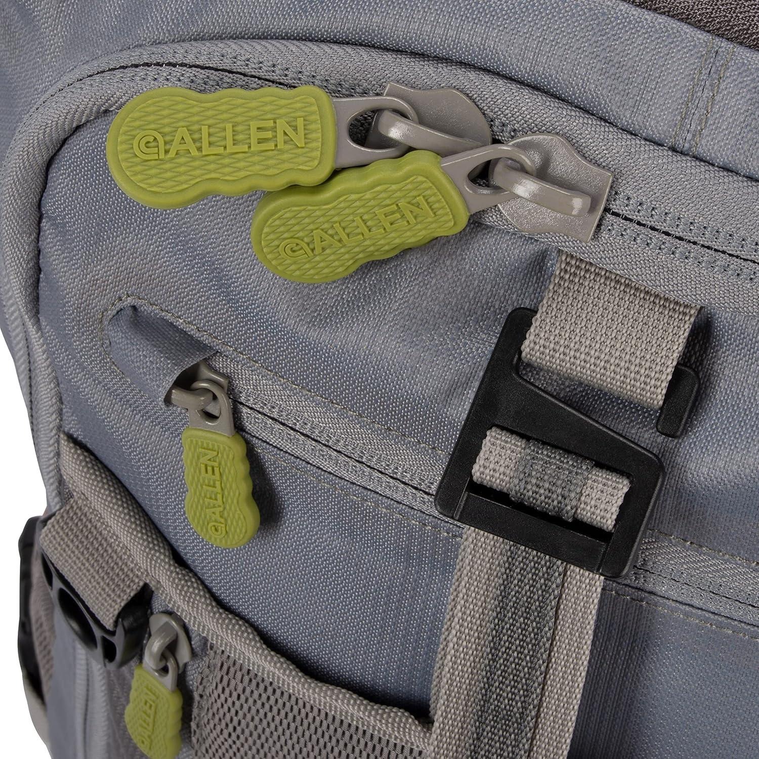 image:imageAllen Company Chatfield Compact Fishing Backpack 12 L x 6 W x 15 H 176 liters GrayLimeFull Size Pack