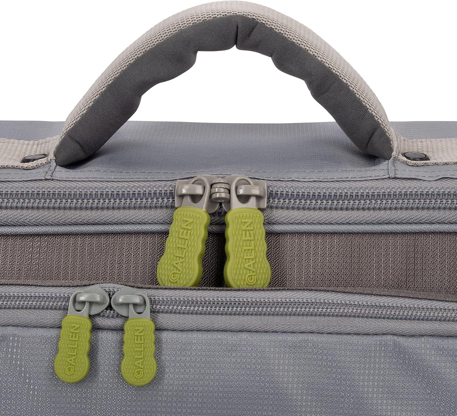 image:imageAllen Company Cottonwood Fly Fishing Rod amp Gear Bag Case Hold up to 4 Fishing Rods HeavyDuty Honeycomb Frame GrayLime or Olive GreenGrayLime