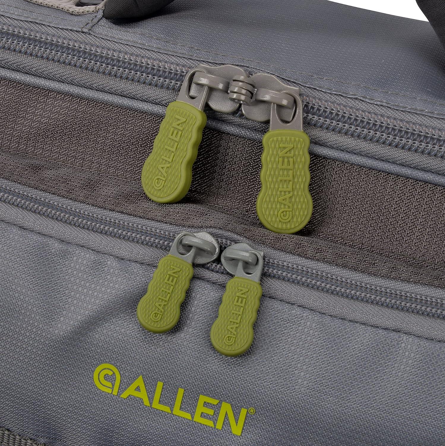 image:imageAllen Company Cottonwood Fly Fishing Rod amp Gear Bag Case Hold up to 4 Fishing Rods HeavyDuty Honeycomb Frame GrayLime or Olive GreenGrayLime