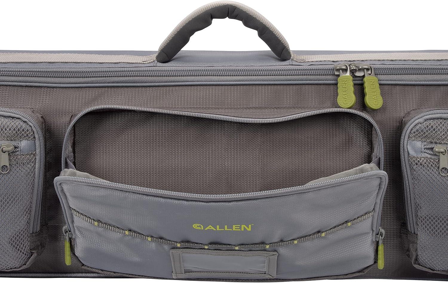 image:imageAllen Company Cottonwood Fly Fishing Rod amp Gear Bag Case Hold up to 4 Fishing Rods HeavyDuty Honeycomb Frame GrayLime or Olive GreenGrayLime