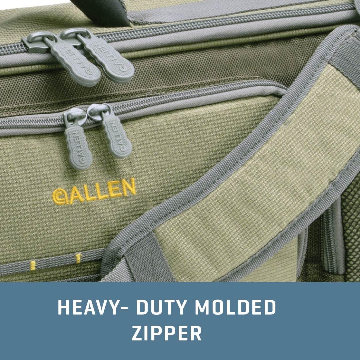 image:imageAllen Company Cottonwood Fly Fishing Rod amp Gear Bag Case Hold up to 4 Fishing Rods HeavyDuty Honeycomb Frame GrayLime or Olive GreenOlive Green