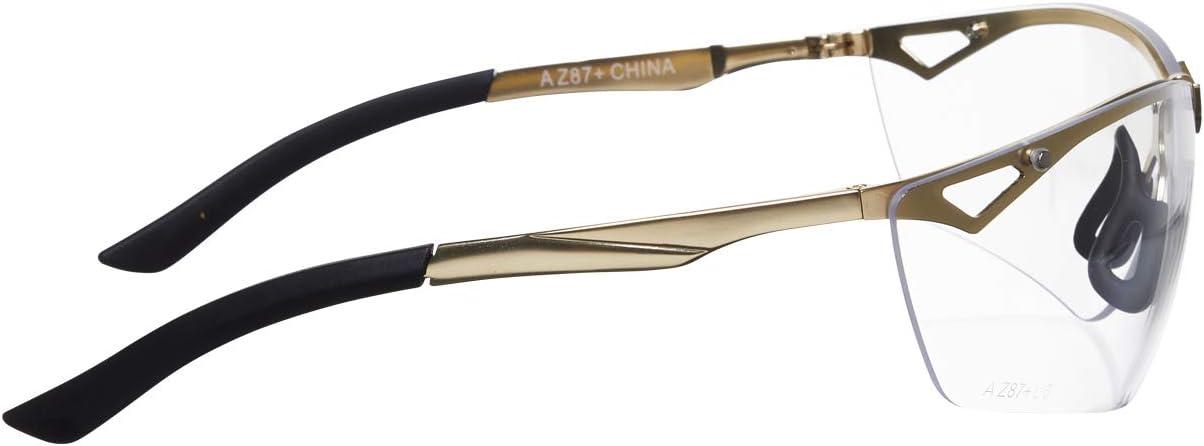 image:imageAllen Company Girls with Guns Afire Protective Shooting Safety Glasses Clear Lenses AntiScratchFogUV Coated ANSI Z87 amp CE Rated Gold