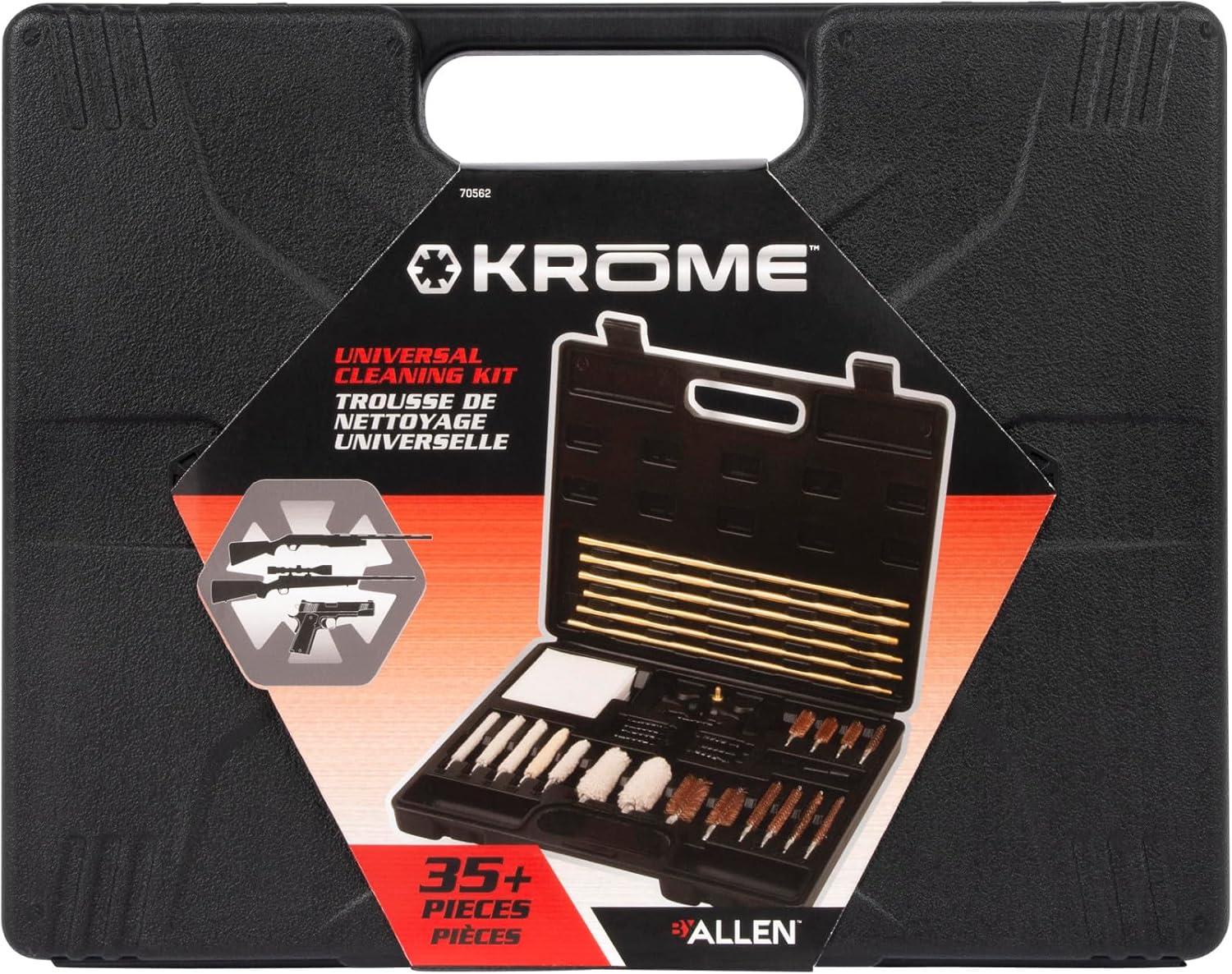 image:imageAllen Company Gun Cleaning Kit Universal Compact Portable Rifle Cleaning Kit Firearm Cleaning Kit for Handgun Rifle and Shotgun USA Based Since 1971 Various Options37 Piece Kit