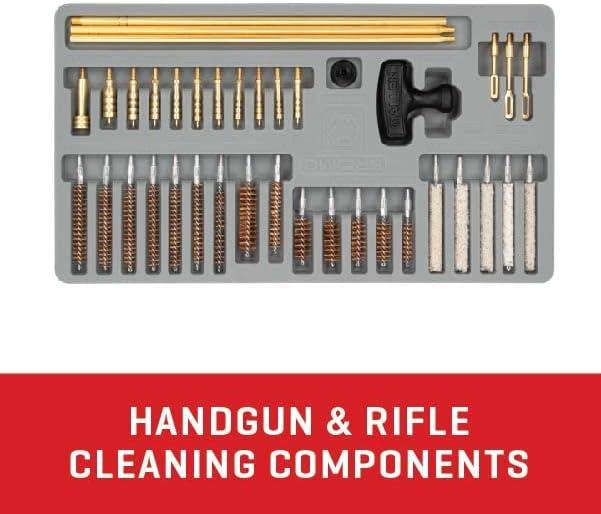image:imageAllen Company Krome Universal Gun Cleaning Kit Handgun Rifle and Shotgun Cleaner 66Piece Gun Accessories for Men and WomenBlackRed66 Piece Universal Kit