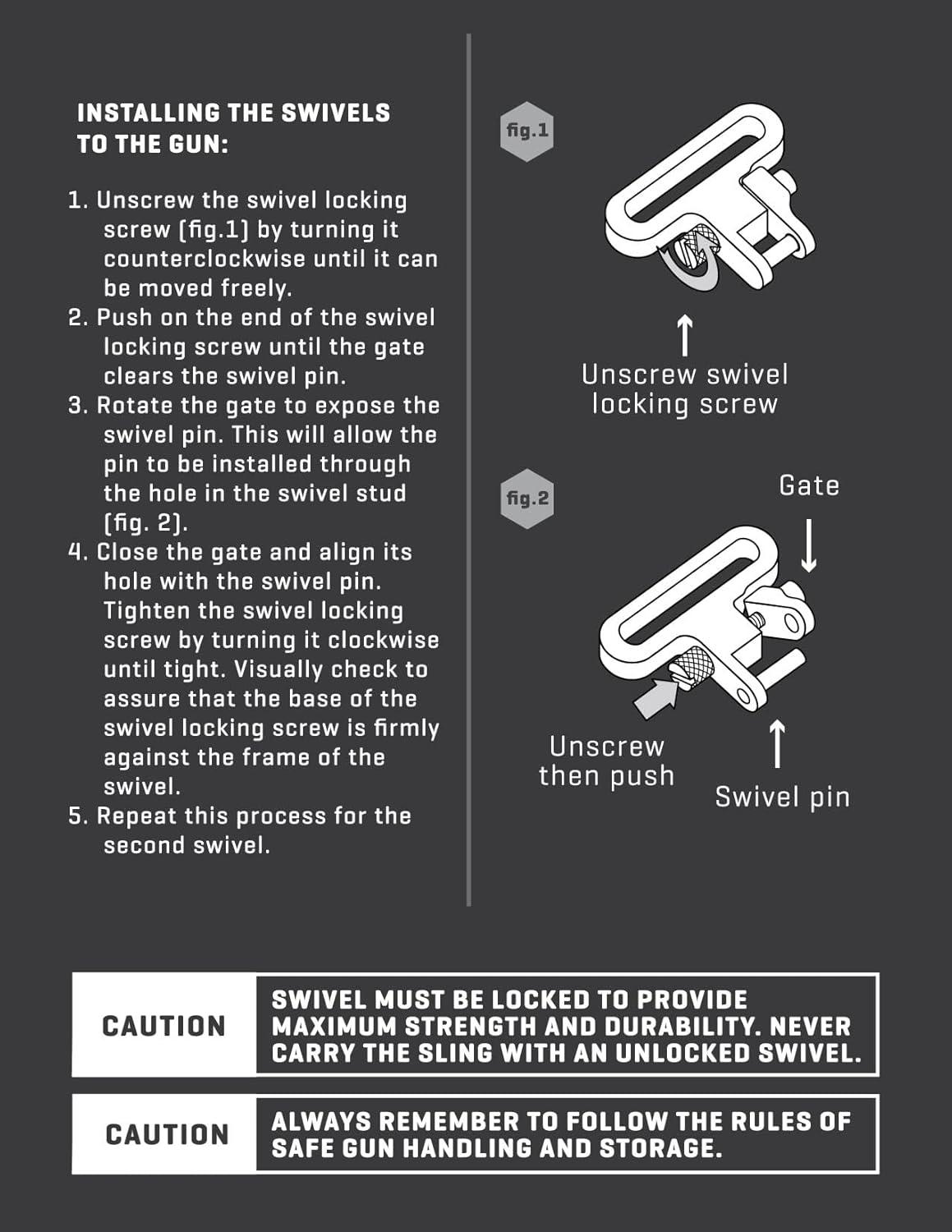 image:imageAllen Company Magnum Swivel Set Gun Slings125 Inch
