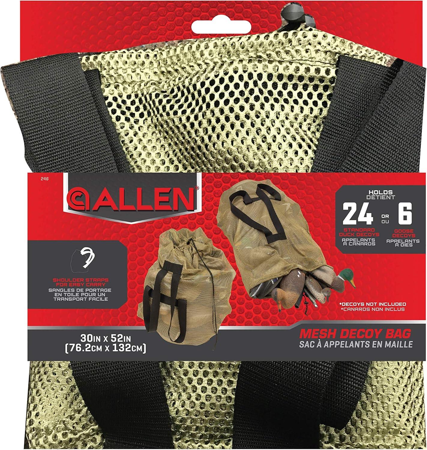 image:imageAllen Company Mesh Decoy Bag Fits 24 Standard Duck Decoys 52 L x 30 W Olive