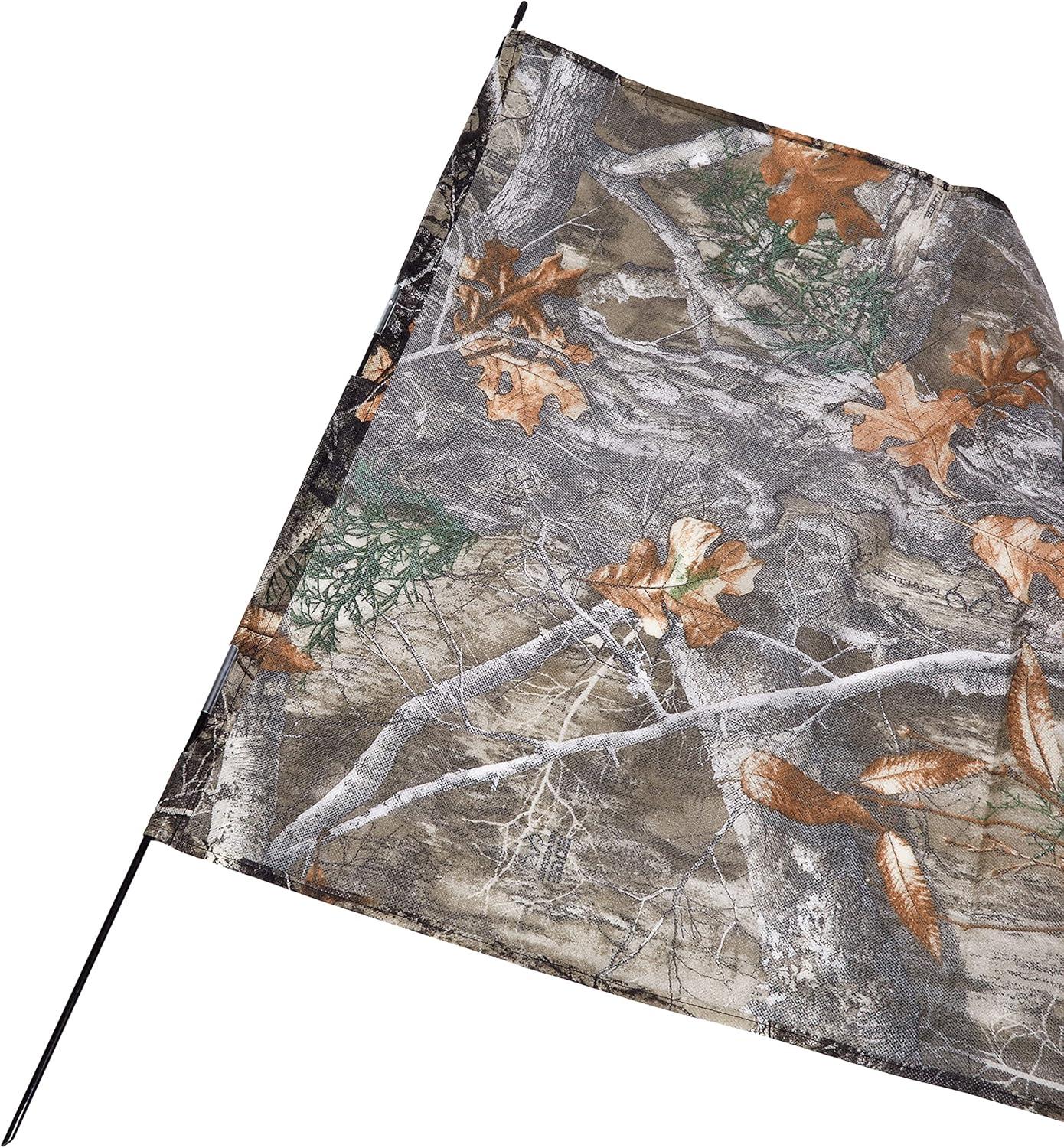 image:imageAllen Company Portable Ground Blind for Turkey and Deer Hunting Outdoor Shooting Gear Comes with Stakes for Easy Set Up Realtree Edge Camo 10 L x 27 H