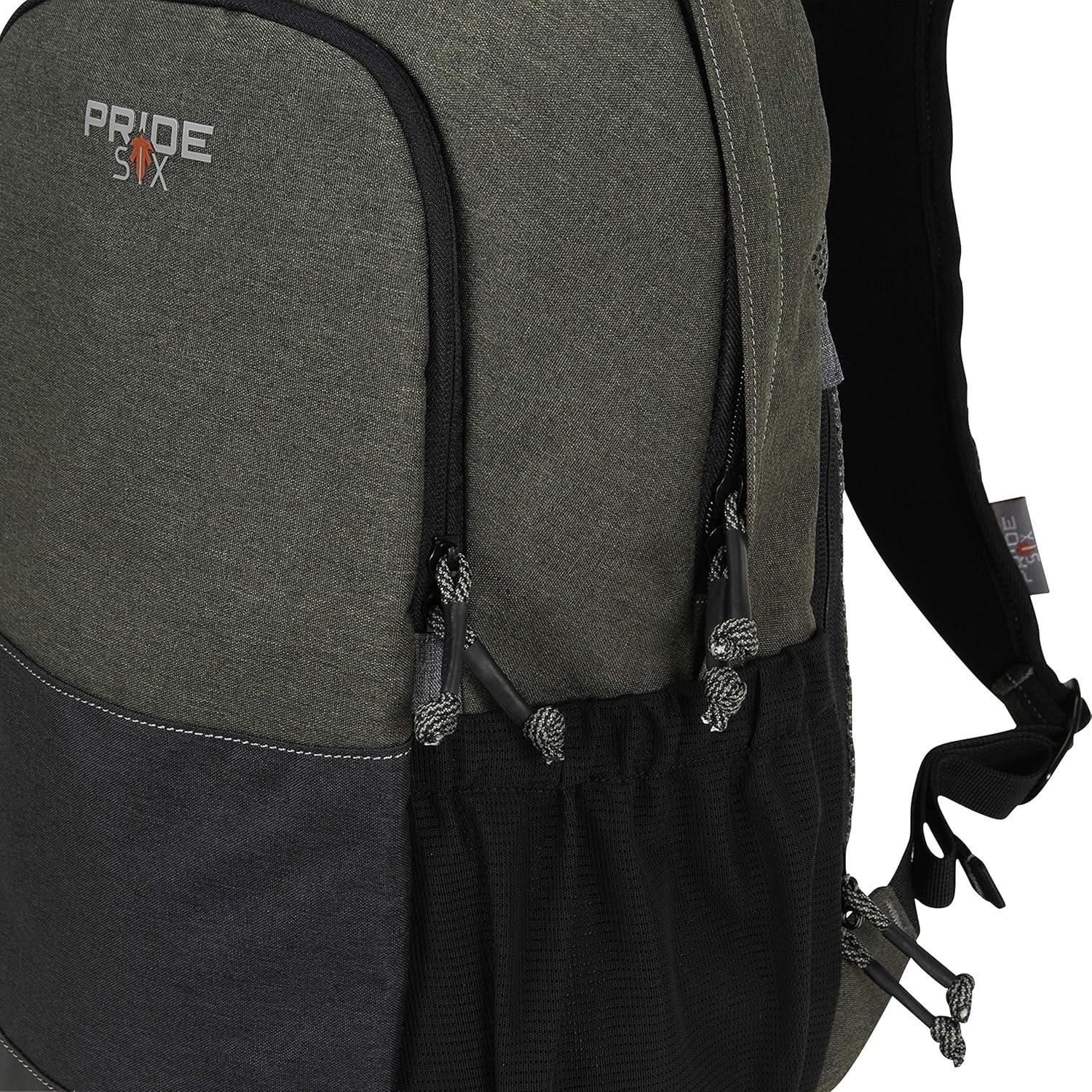image:imageAllen Company Pride6 Camp Pack with Laptop and Pocket Multiple External and Internal Pockets No Rub Neck Panels 17 Inch1607 Cubic inches 26 L GreenGreen