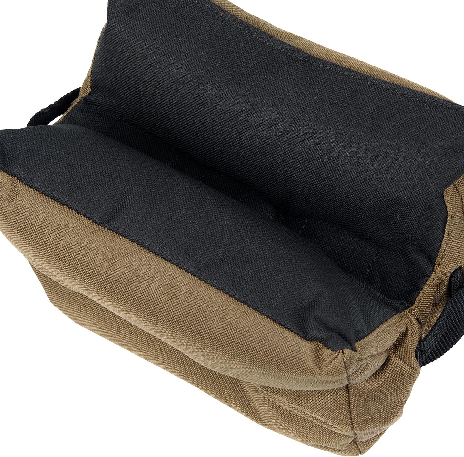 image:imageAllen Company Rifle Bench RestBags Target Sports Bench Rest Stand Holders for Rifle Shooting Hunting Brown Gray or CoyoteBrown