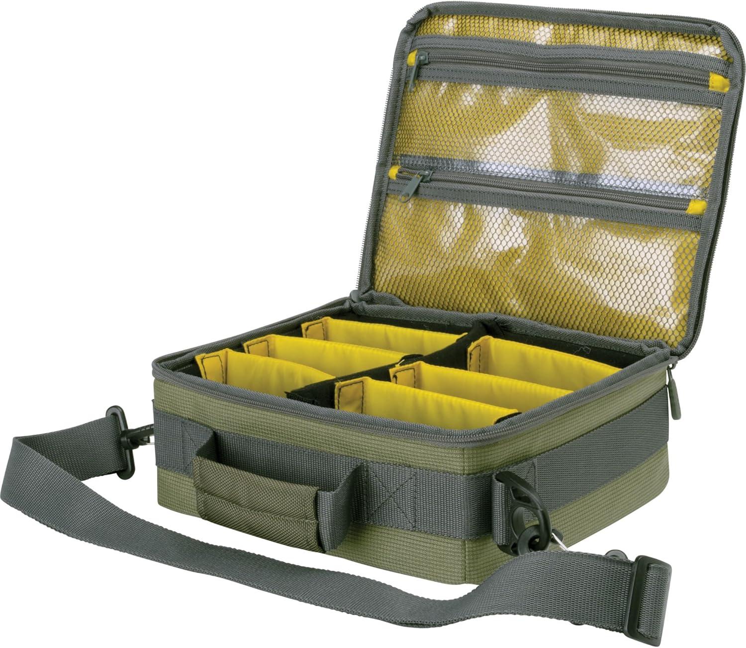 image:imageAllen Company Spring Creek Fishing Reel and Gear Bag Portable Organizer Holds up to 10 Fly Reels or 6 Spinning Reels Green