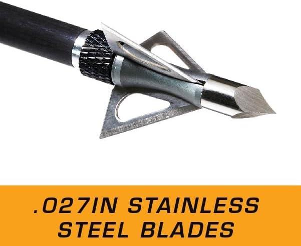 image:imageAllen Company Stryke Impact Fixed Blade Broadhead by Allen Company 100Grain 3PackSilver