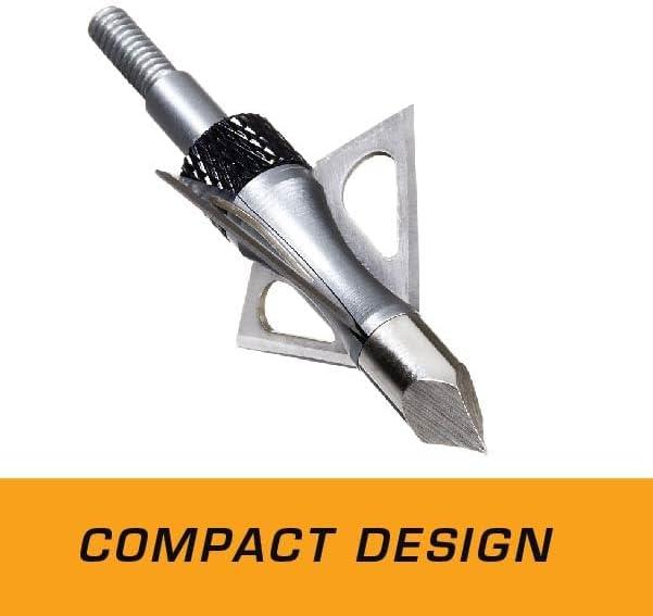image:imageAllen Company Stryke Impact Fixed Blade Broadhead by Allen Company 100Grain 3PackSilver