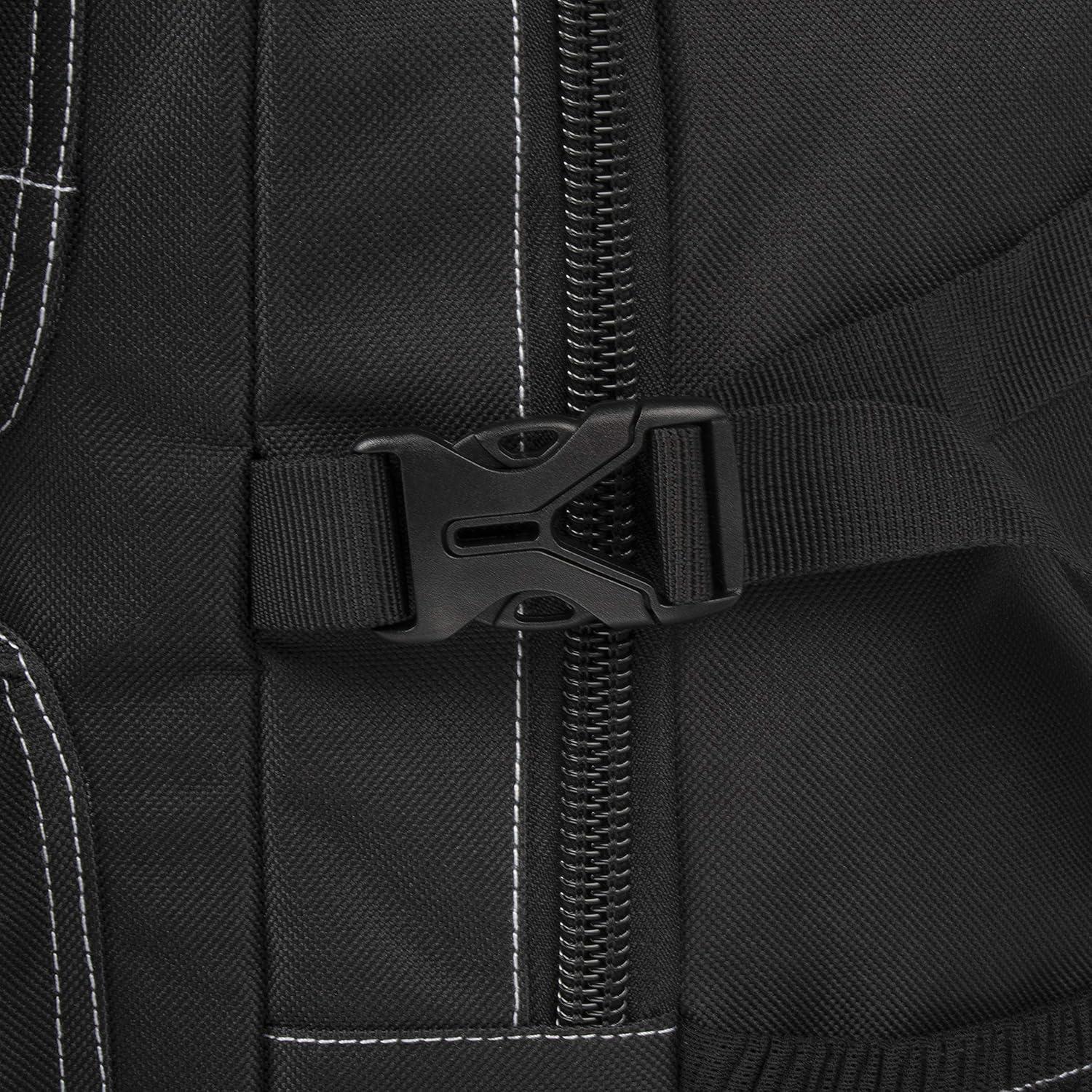 image:imageAllen Company TacSix Berm Tactical Backpack Customizable MOLLE Connection System with Padded Laptop Sleeve 11 L x 9 W 17 H inches 1683 cuin 276 liters Black one Size