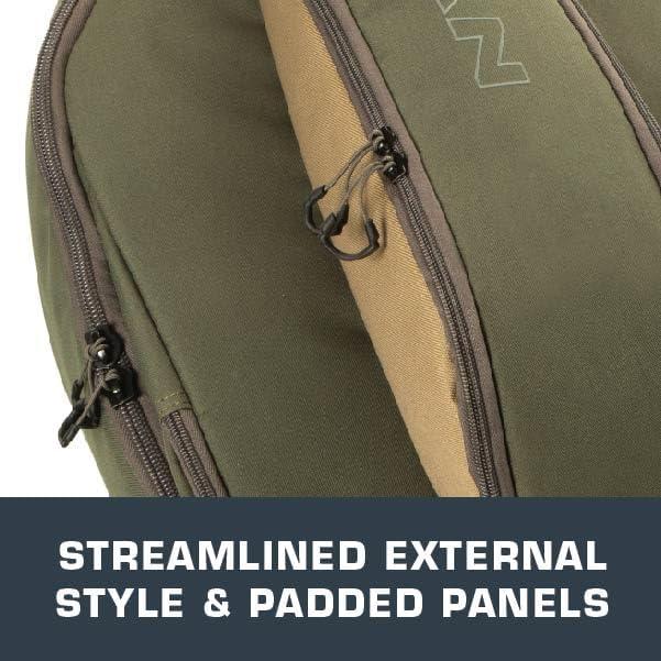 image:imageAllen Company Titan Copperhead Crossbow Case Tricot Design Fits 15Inch Scoped Narrow Limb Crossbows Pockets for Bolts Quivers and Other Archery Accessories OliveTan 38 x 16