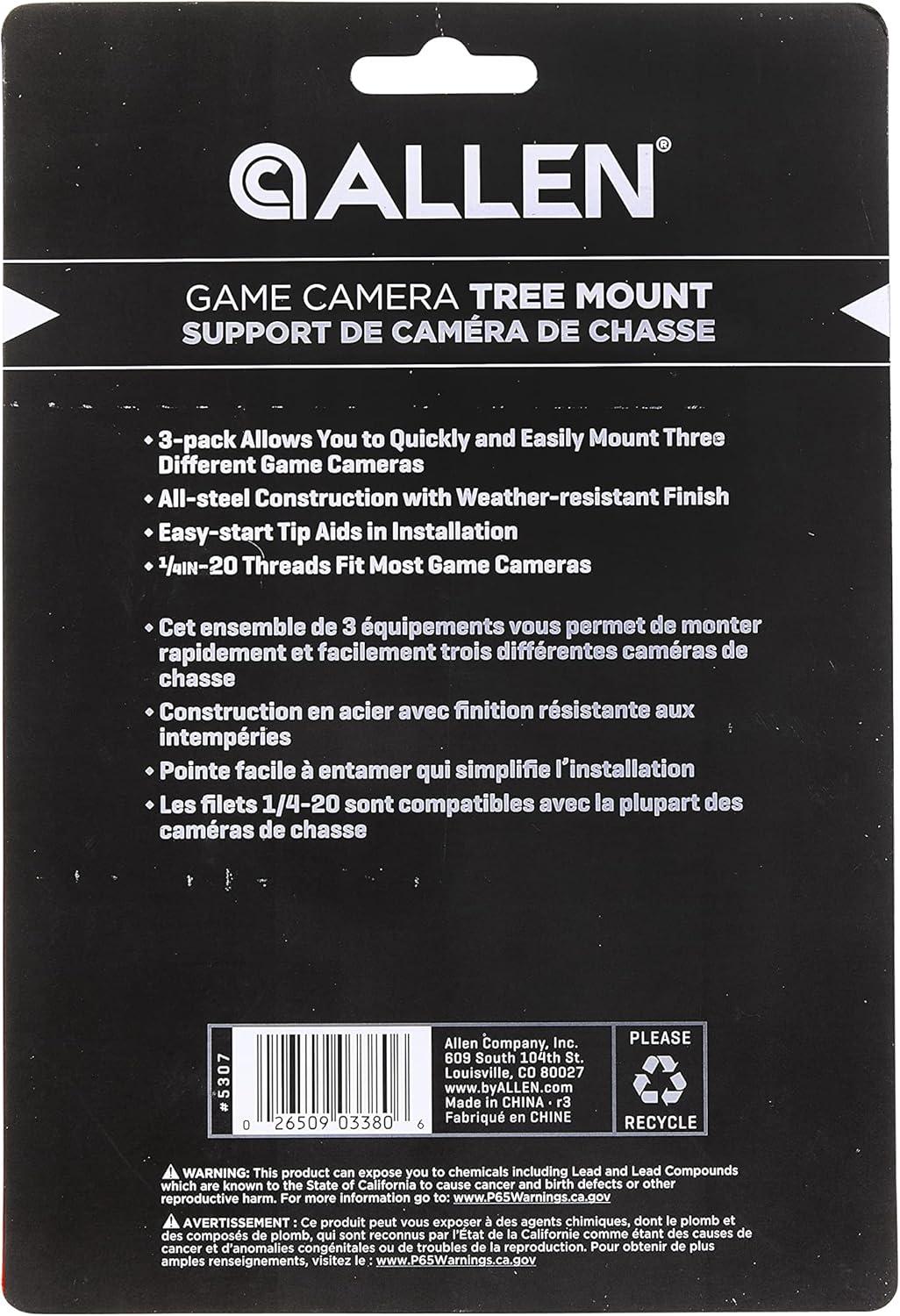 image:imageAllen Company Trail Camera Mount with Thumb Screw Metal One Size