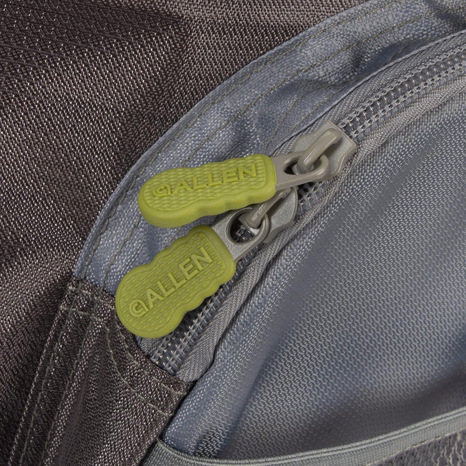 image:imageAllen Company UltraLight Gallatin Strap Pack Fishing Vest Fits up to 4 TackleFly Boxes 14 Accessory PocketsGrayLime