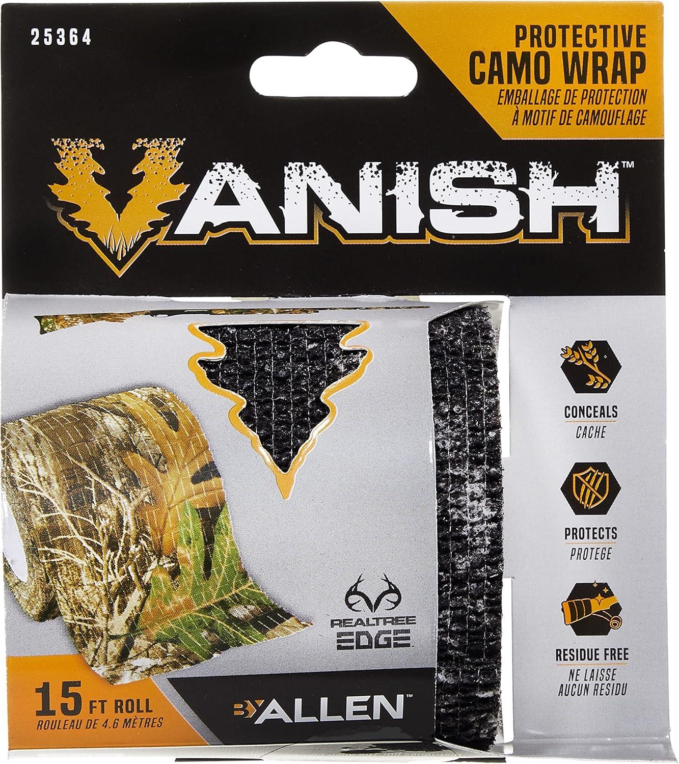 image:imageAllen Company Vanish Camo Rifle Wrap Protective Shotgun Hunting Gun Skin Reusable and Washable 2IN by 15FTRealtree Edge