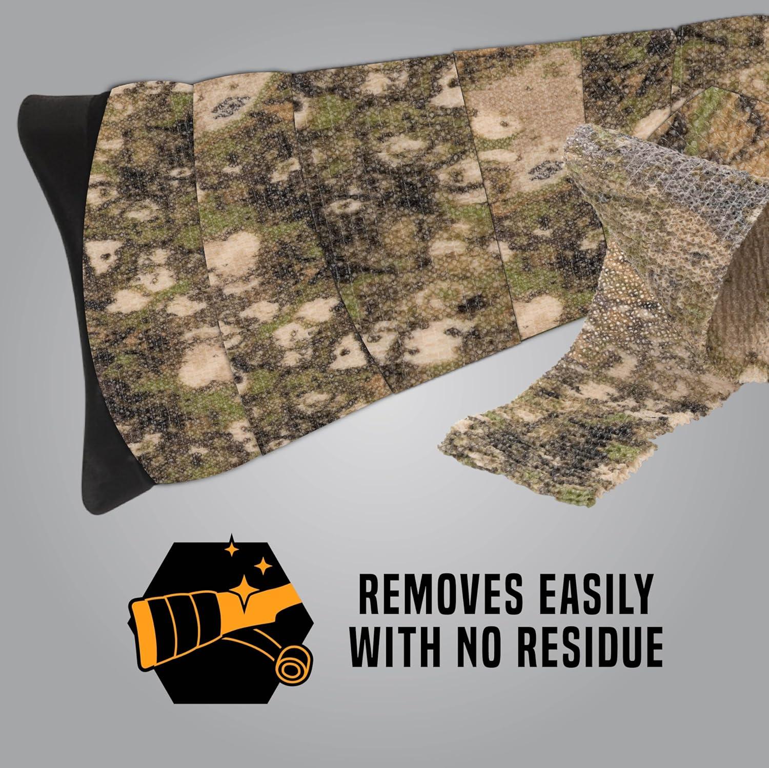 image:imageAllen Company Vanish Camo Rifle Wrap Protective Shotgun Hunting Gun Skin Reusable and Washable 2IN by 15FTVeil Terrain Camo