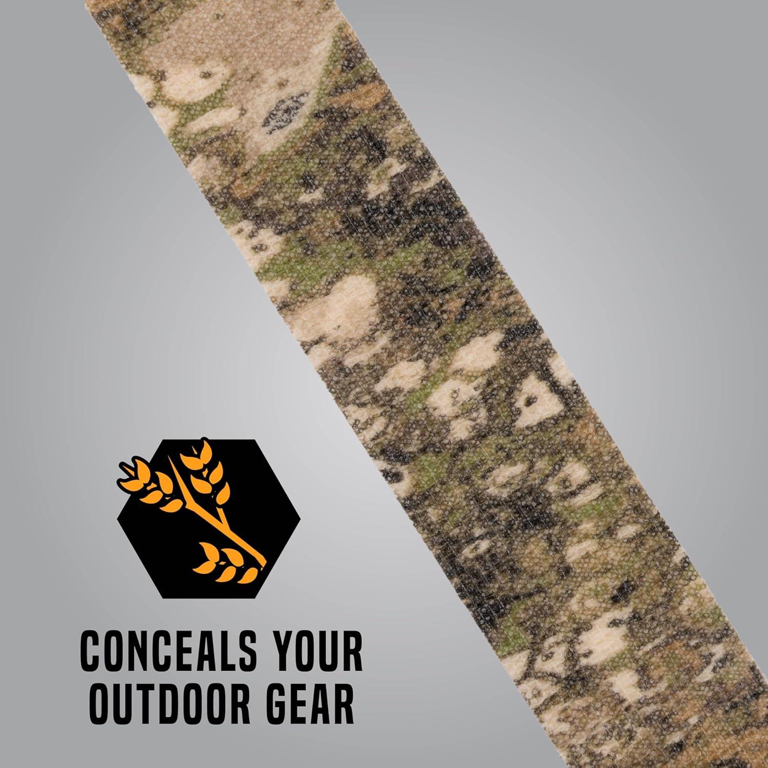 image:imageAllen Company Vanish Camo Rifle Wrap Protective Shotgun Hunting Gun Skin Reusable and Washable 2IN by 15FTVeil Terrain Camo