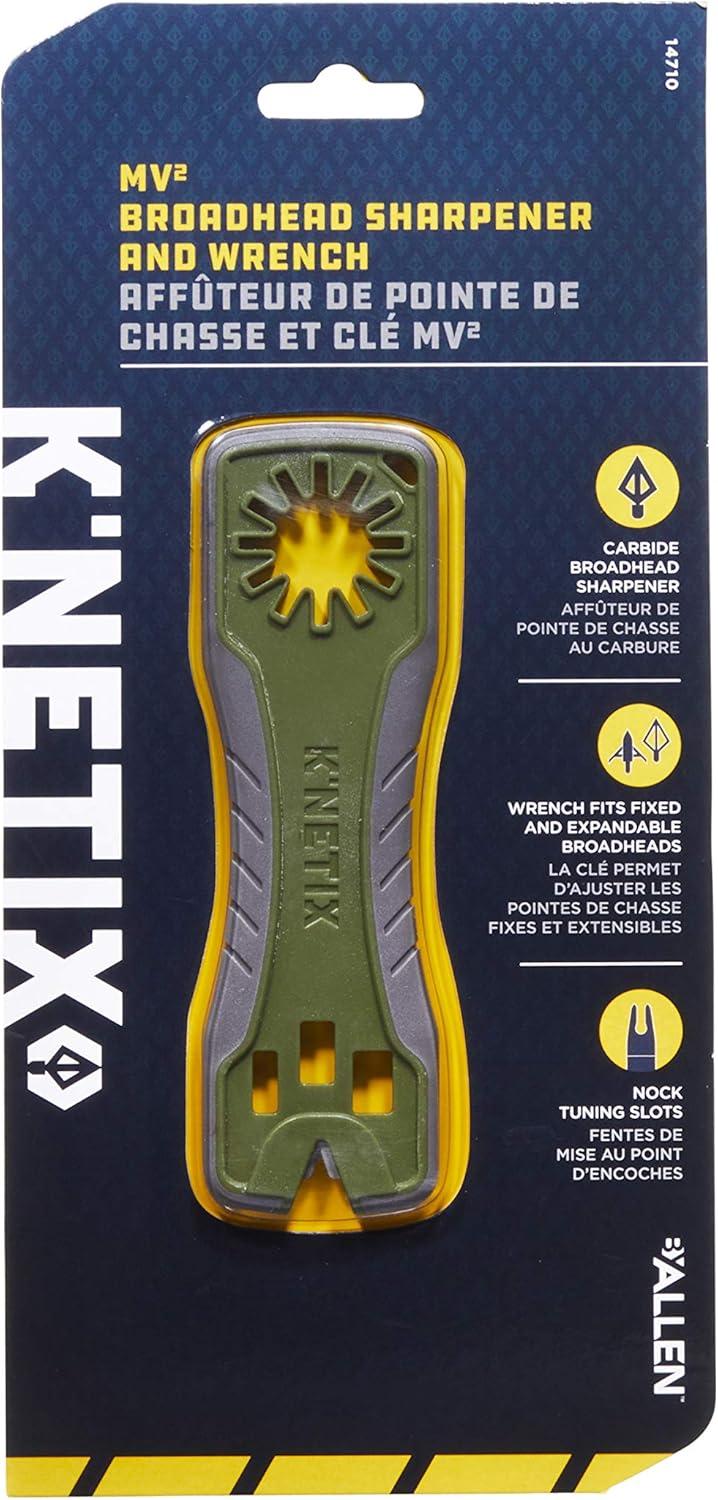 image:imageKNetix MV Broadhead Wrench amp Sharpener Gray amp OliveMV
