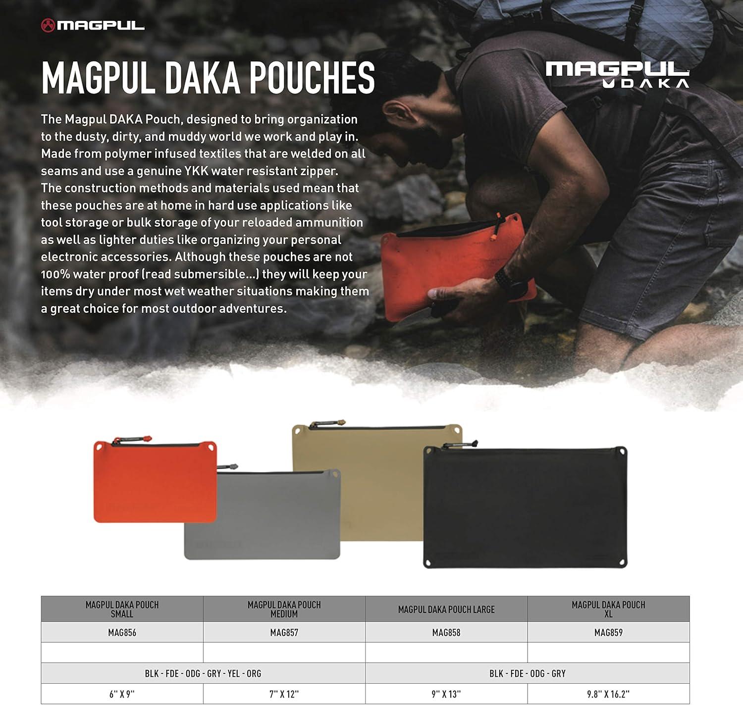 image:imageMagpul DAKA Pouch Zippered Tactical Range Tool and Gear BagOlive Drab Green