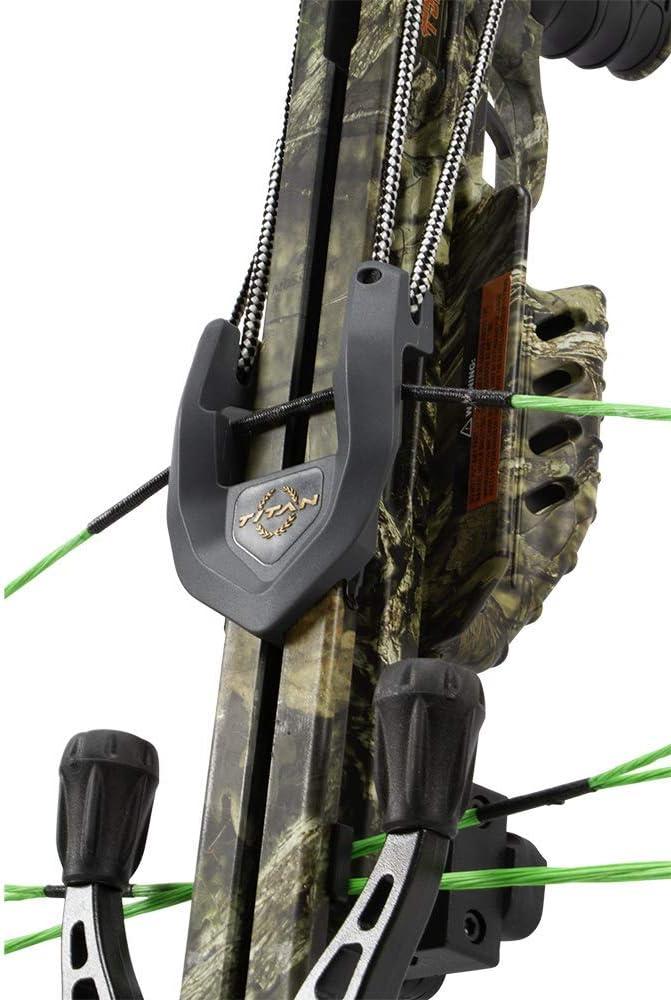 image:imageTitan SlideGuide Crossbow Sled by Allen Company Fits Most Recurve and Standard Crossbows SelfAligning Rail Guide Reduces Cocking Effort Silicone Handles Rated up to 185 lbs Black