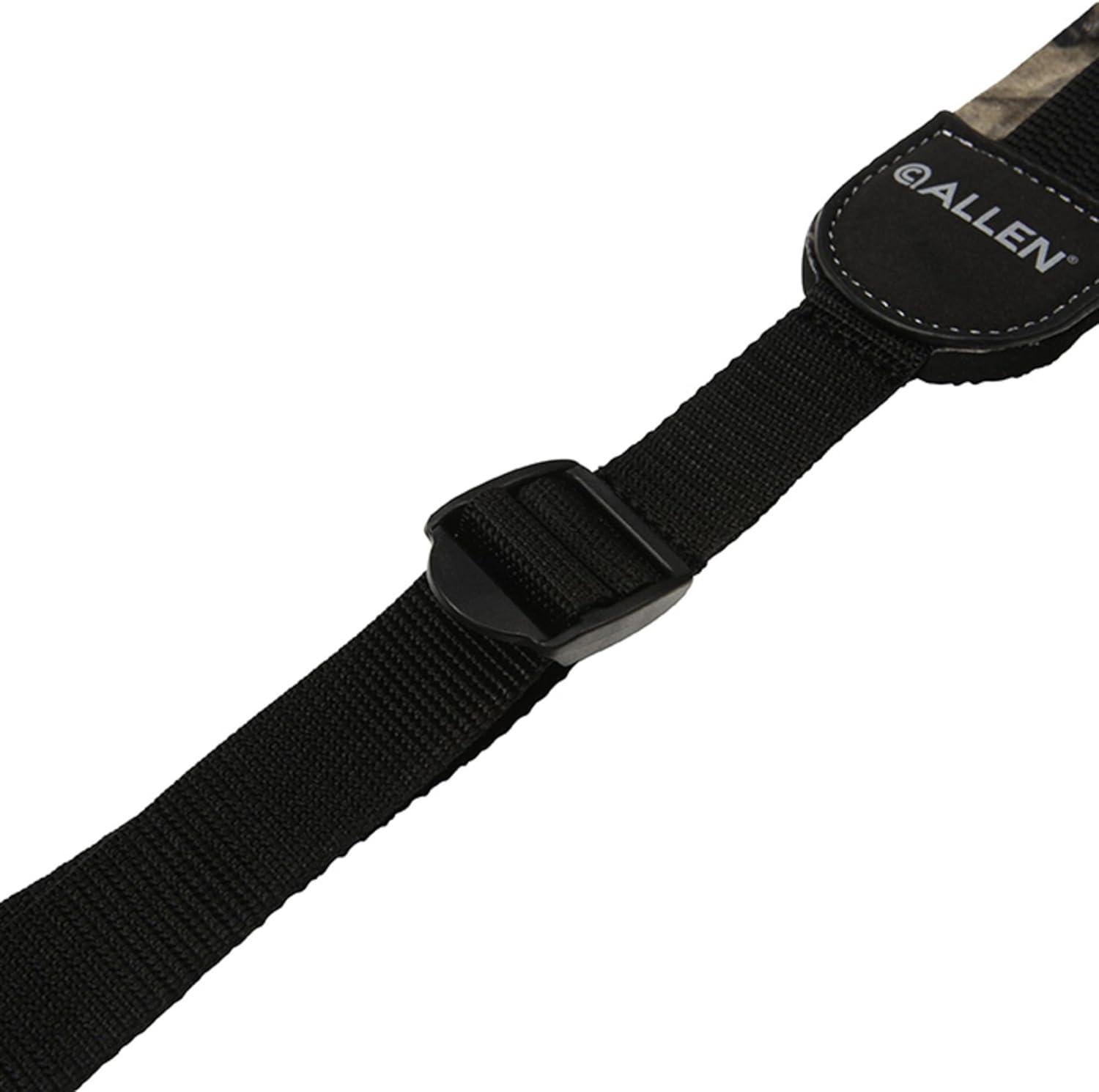 image:imageYukon Rifle Sling by Allen Company Neoprene Pad with NonSlip Back Holds 4 Rifle Cartridges QuickAdjust Buckle Swivels Tested to 300 lbs Hunting Gun Sling Mossy Oak BreakUp Country