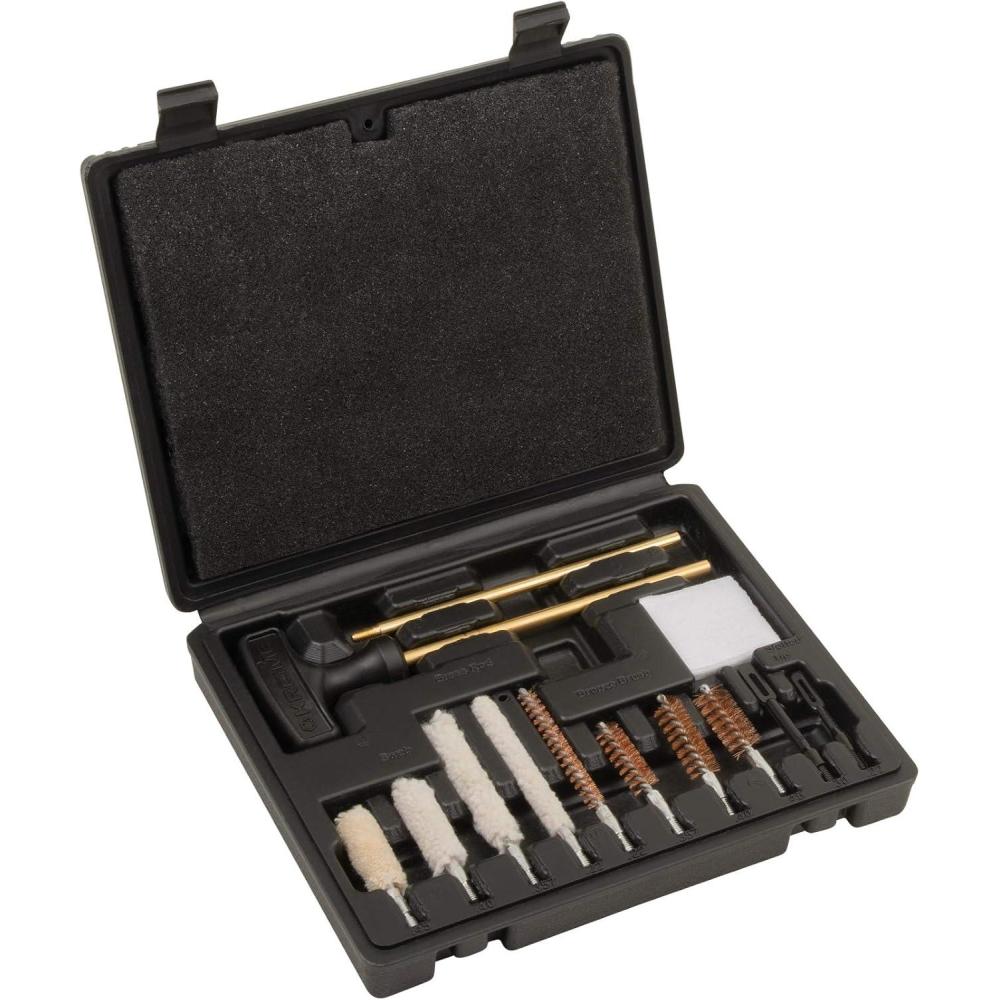 image:imageAC ALLENAllen Company Krome Universal Gun Cleaning Kit in Case 35 Pieces Shotgun Rifle and Handgun BlackBlack