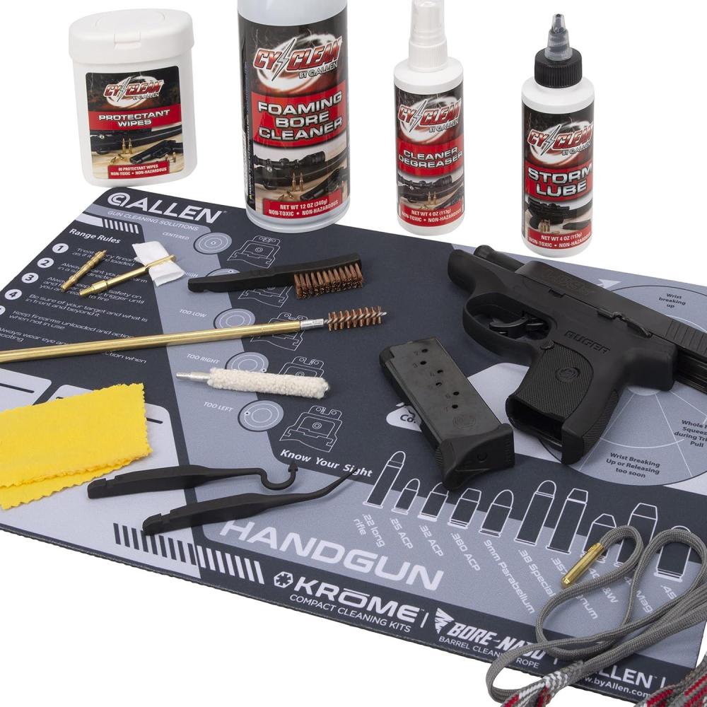 image:imageAC ALLENAllen Company Universal Gun Cleaning Kit amp Tool Box Rifle Shotgun and Handgun 65Pieces 70540Black