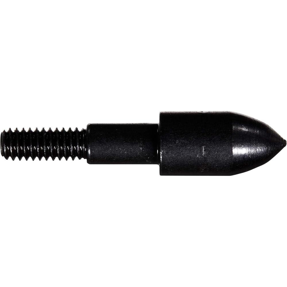 image:imageAllen Company Archery Bullet Points Soft Arrow Tips for Target Practice ScrewOn Design Reduces Wear and Tear on Targets Multiple SizesGrain 12Pack Black932 Inch 100 Gra