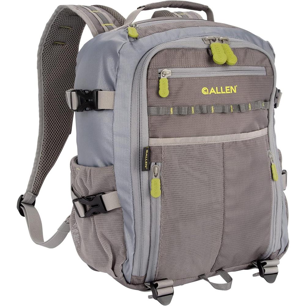 image:imageAllen Company Chatfield Compact Fishing Backpack 12 L x 6 W x 15 H 176 liters GrayLimeCompact Pack