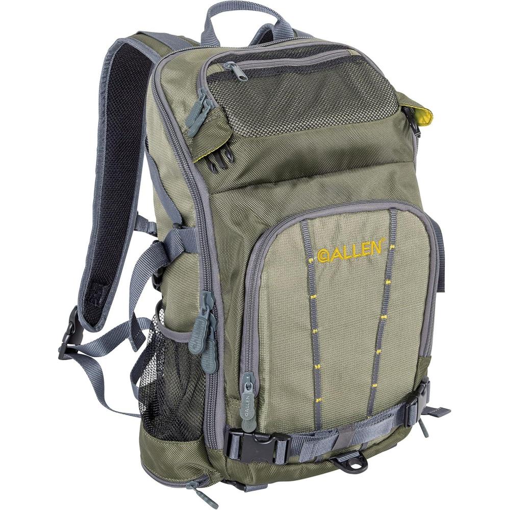 image:imageAllen Company Chatfield Compact Fishing Backpack 12 L x 6 W x 15 H 176 liters GrayLimeConvertible Backpack to Sling Pack