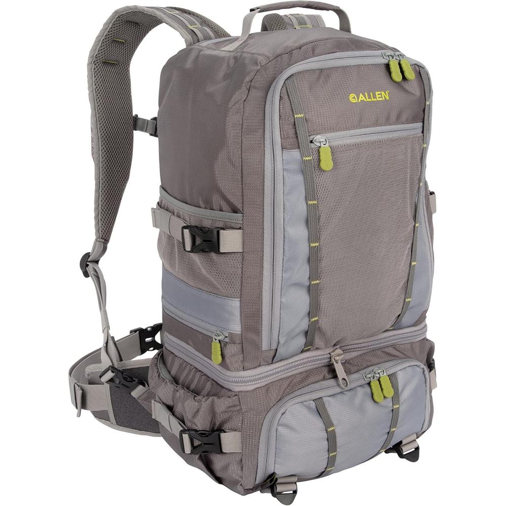 image:imageAllen Company Chatfield Compact Fishing Backpack 12 L x 6 W x 15 H 176 liters GrayLimeConvertible Backpack to Waist Pack
