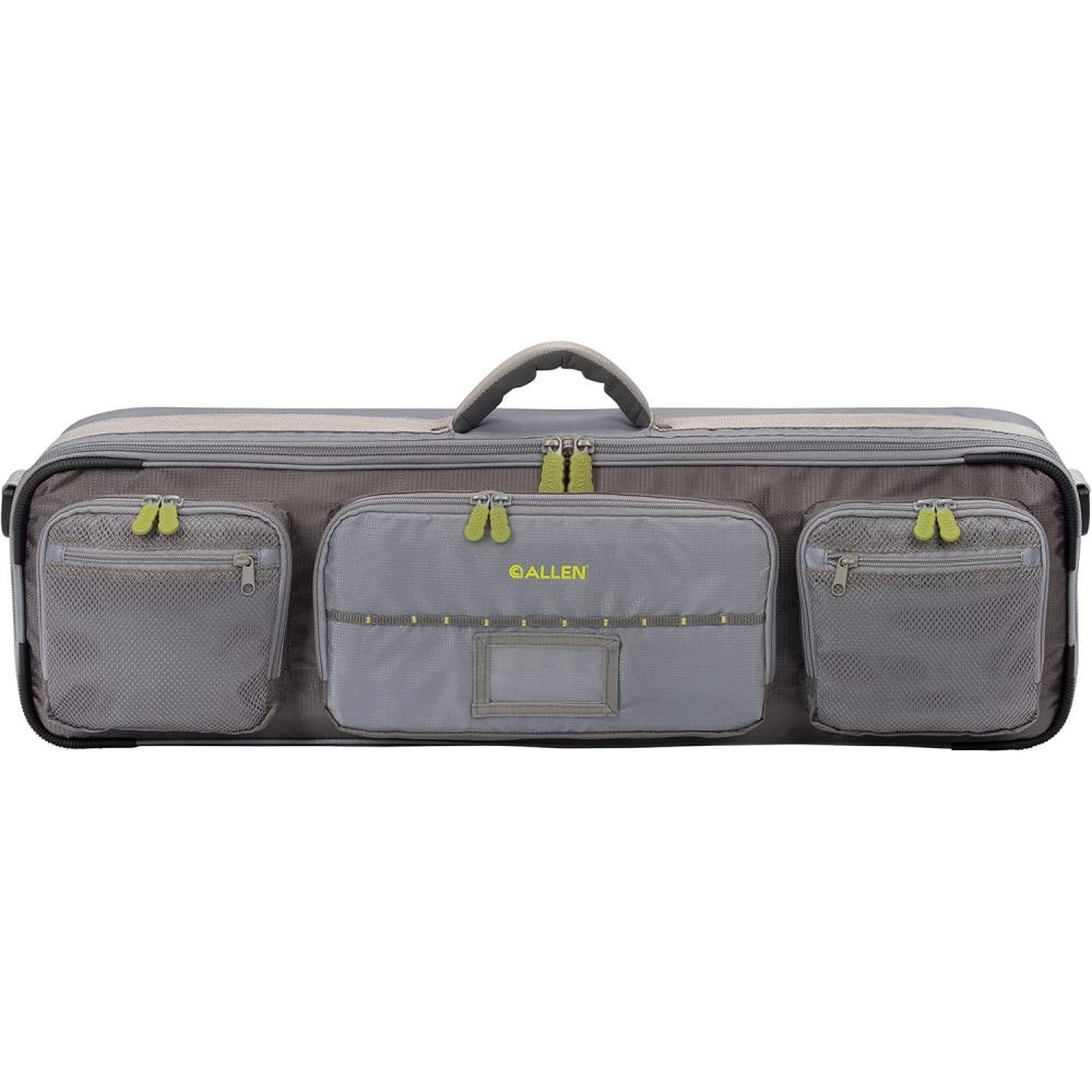image:imageAllen Company Cottonwood Fly Fishing Rod amp Gear Bag Case Hold up to 4 Fishing Rods HeavyDuty Honeycomb Frame GrayLime or Olive GreenGrayLime