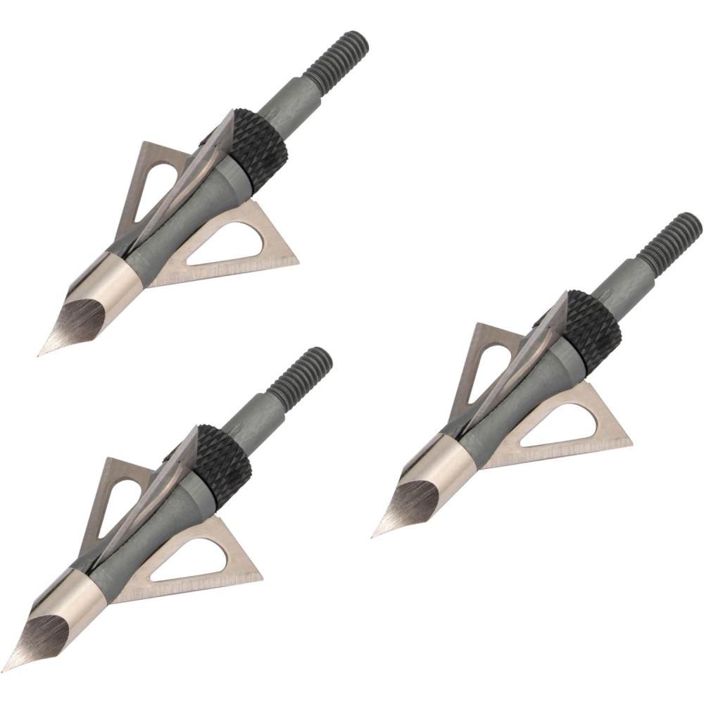 image:imageAllen Company Stryke Impact Fixed Blade Broadhead by Allen Company 100Grain 3PackSilver