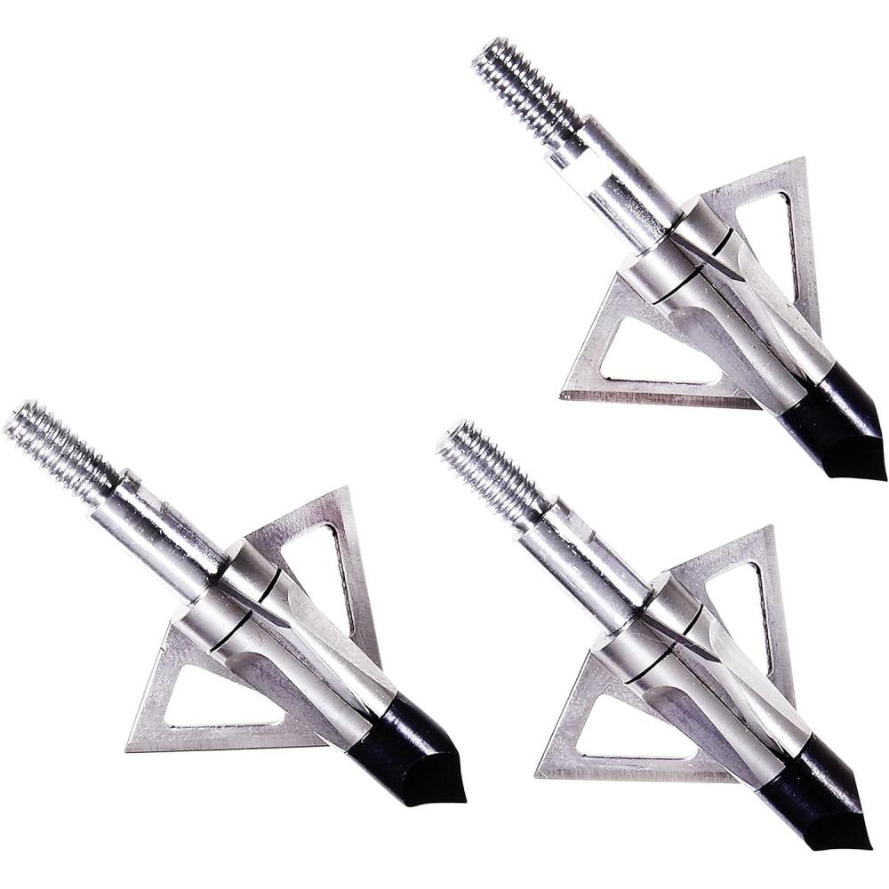 image:imageVelox Stainless Steel Broadhead  100 Grain 1125 inches Cutting Diameter 3Pack100 Gra