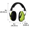 AC ALLEN Lo-Profile Shooting Muff, Hearing Protection(Chartreuse)