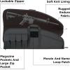 Allen Combat Tactical Rifle Case, Black(37″)