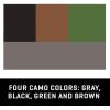 Allen Company – Camo Face Paint Set, Stick and Liquid (Black, Brown, Olive / Grey)(Face Paint Palette 2019)