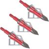 Allen Company – Photon Hunting Broadhead, 1.125 inches Cutting Diameter (100/125 Grain) – Aluminum Ferrule, Stout .032 inch Thick Stainless Steel Blades, Carbon Steel Chisle Tip(125 Gra”)