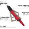 Allen Company – Photon Hunting Broadhead, 1.125 inches Cutting Diameter (100/125 Grain) – Aluminum Ferrule, Stout .032 inch Thick Stainless Steel Blades, Carbon Steel Chisle Tip(100 Gra”)
