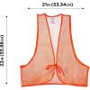 Allen Company Adult Blaze Orange Mesh Hunting Vest with a Front-Tie Closure – High-Visibility Saftey Gear for Men and Women – Fits over Clothes and Jacket – One size