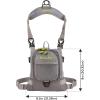 Allen Company Bear Creek Micro Fly Fishing Chest Pack(Gray/Lime)