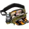 Allen Company Cedar Creek Fly Fishing Sling Pack – Fits up to 4 Tackle/Fly Boxes and Other Accessories – Gray/Lime and Olive Green