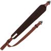 Allen Company Deer Head Padded Leather Rifle Sling with Swivels, Brown