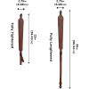 Allen Company Deer Head Padded Leather Rifle Sling with Swivels, Brown