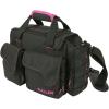 Allen Company Dolores Women’s Compact Shooting Range Bag – Gun Storage Pouches for Handguns, Shooting Glasses, Gloves, Ear Protection, and Other Accessories – Black/Pink – 13″ x 4.5″
